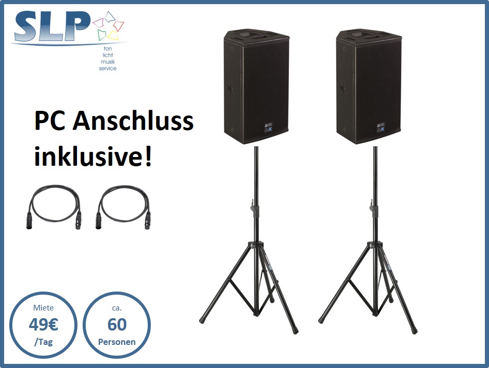 Tonanlage "S" mit PC Anschluss 49€/Tag