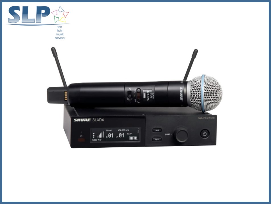 Shure SLX-D Funkmikrofon 40€/Tag