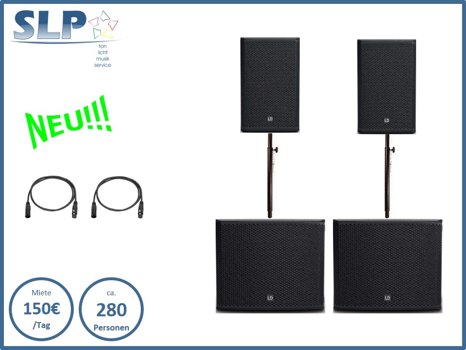 Tonanlage "Stinger XL" 150€/Tag